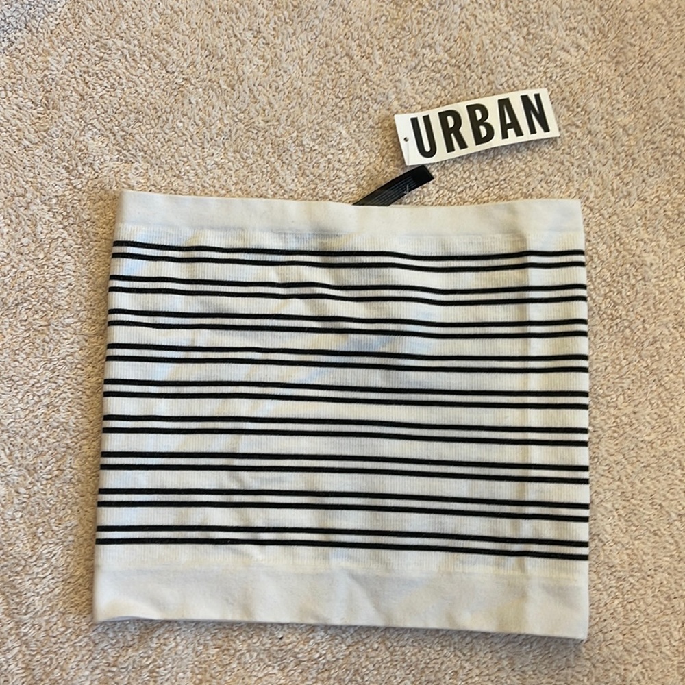 NWT M/L Urban Outfitters Striped Crop top